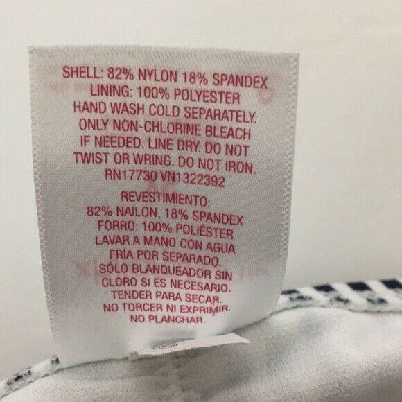 Xhilaration Cheeky Bikini Bottom Navy Blue White Stripe XL - Picture 4 of 5